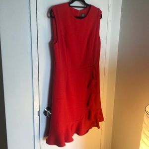 Vince Camuto ruffle skirt dress